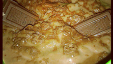 Arroz de leite de chocolate