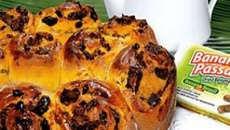 Pão enrolado Banana Brasil