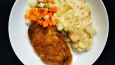 Molho branco com queijo prato delicioso