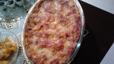 Lasanha à bolonhesa rosé