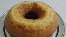 Bolo de laranja simples 