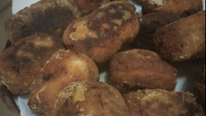 Calabresa com recheio de ovo de codorna