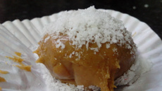 Brigadeiro de micro-ondas feito com café