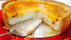 Cheesecake de maracujá