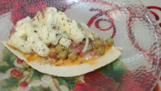 Pizza frita rapidinha