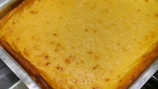 Bolo de fubá cozido