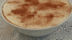 Arroz doce com leite de coco