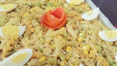 Salada de macarrão do Nilto