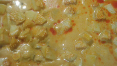 Peixe ao coco no forno