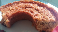 Bolo de aveia e granola