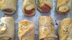 Enroladinho de salsicha