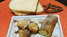 Rolinhos de pão com doce de leite e canela da Abimapi