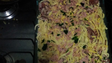 Talharim ao creme de leite