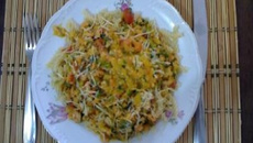 Fusilli ao molho de camarão da Sol