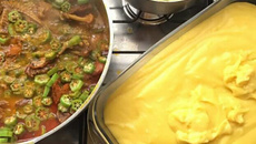 Polenta mineira de milho verde