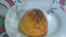 Pudim de leite condensado de caneca