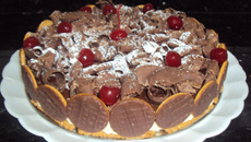 Torta holandesa com chocolate