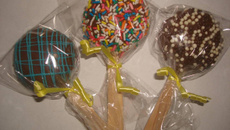 Pão de mel no palito