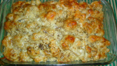 Couve-flor gratinada