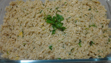Arroz com maionese do Alex