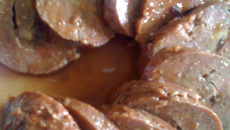 Delicioso rocambole de carne