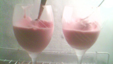 Creme de morango diferente