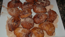 Bolinho de banana de frigideira