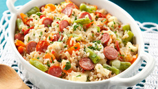 Arroz integral à camponesa