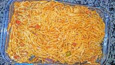 Macarrão com creme de leite