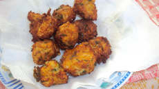 Bolinho de Arroz com Espinafre