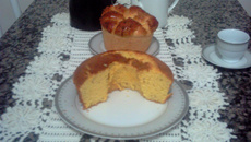 Bolo de creme de milho