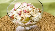 Salada de ricota com limão