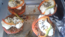 Tomates Recheados a moda da Pamila