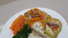 Filé de Tilápia no forno