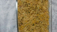 Macarrão ao molho de sardinha