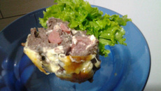 Rocambole de carne moída da Fofa