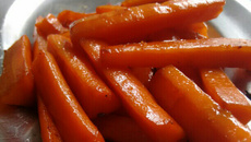 Cenoura caramelizada