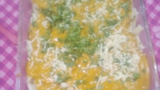 Massa com molho de abóbora e requeijão