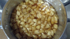 Doce de abacaxi em calda