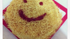 Bolo salgado de pão de forma da Aline