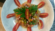 Tartar de salmão