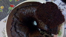 Bolo de cacau da Paula