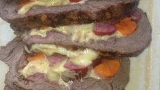 Picanha invertida recheada