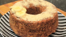 Bolo integral de banana
