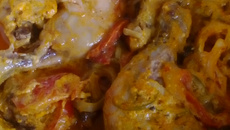 Frango com maionese ao forno