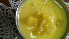 Doce de abacaxi com gelatina