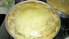 Torta de atum e palmito