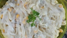 Macarrão ao molho branco