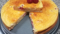 Cheesecake de framboesas 