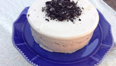 Cheesecake de doce de leite com negresco